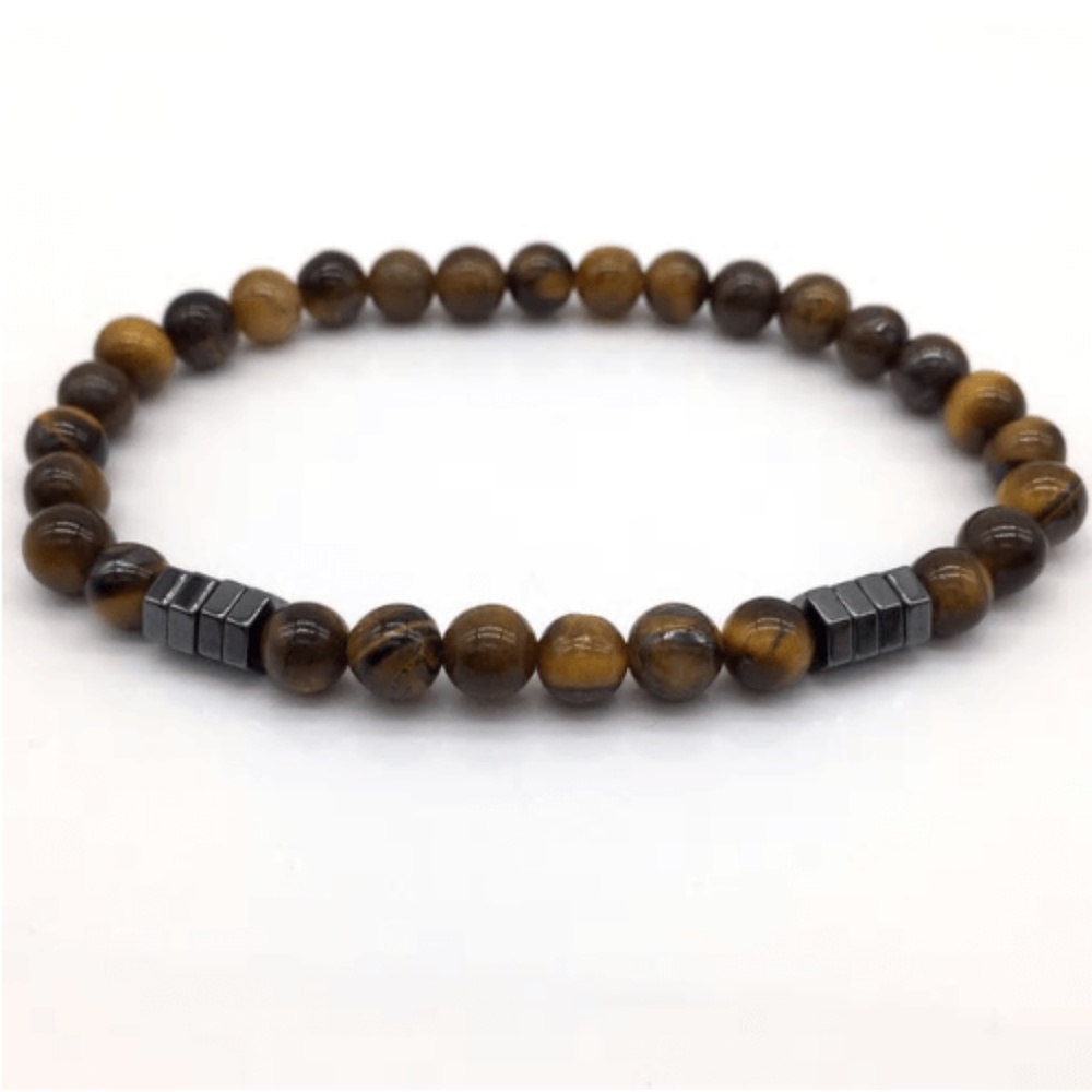 Stone Bead Bracelets Elastic Band Style